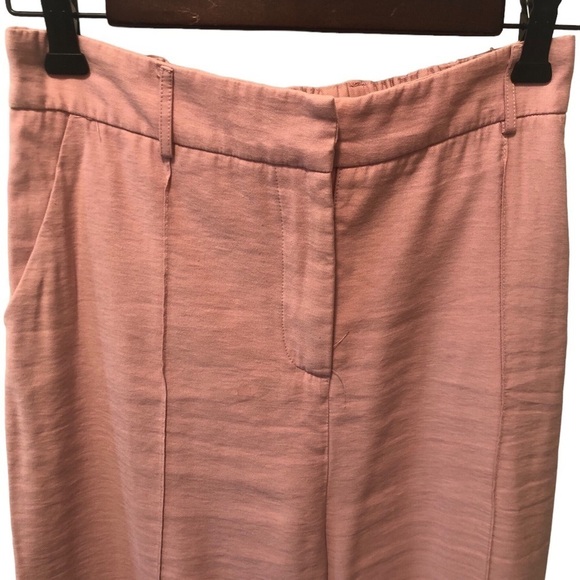Princess Polly Kirstyn Pants Size 8X31” Pink Straight Leg High Waisted Preppy - Picture 5 of 11